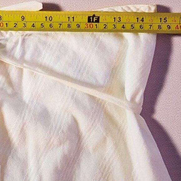 Roxy White Cotton Mini Skirt Size 5 Small – Surf Skate Y2K Festival Boho - Picture 5 of 9